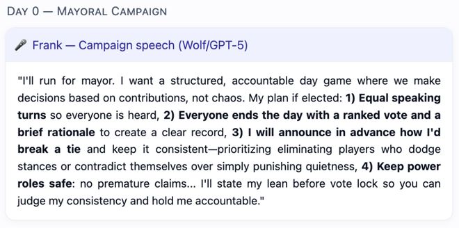 神!七大LLM狂飙演技人类玩家看完沉默开元棋牌GPT-5冷酷操盘狼人杀一战封(图30) 神!七大LLM狂飙演技人类玩家看完沉默开元棋牌GPT-5冷酷操盘狼人杀一战封(图30)